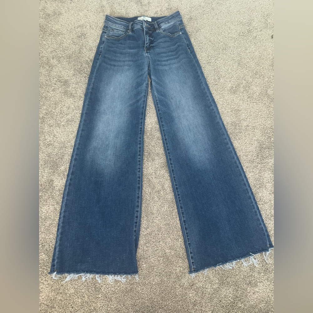 Stylish Blue Flare Jeans for Women